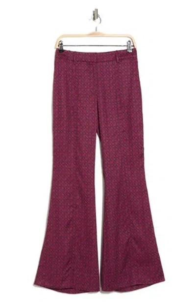 Derek Lam 10 Crosby Cami High Waist Flare Leg Pants In Pink