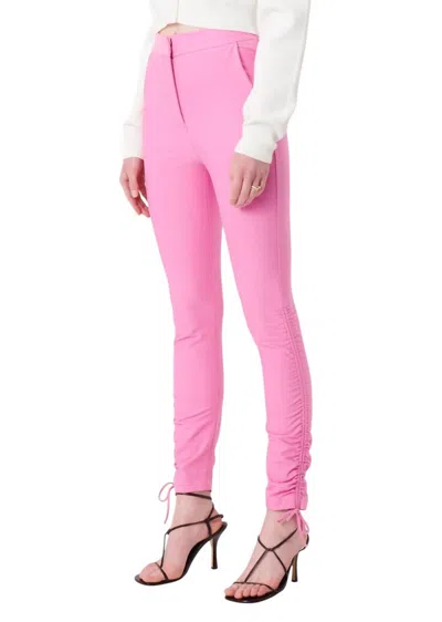 Derek Lam 10 Crosby Camryn Ruched Pants In Pink