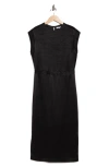 Derek Lam 10 Crosby Cantini Sleeveless Midi Dress In Black