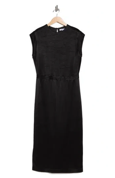 Derek Lam 10 Crosby Cantini Sleeveless Midi Dress In Black