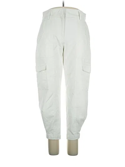 Pre-owned Derek Lam 10 Crosby Cargo Pants In White