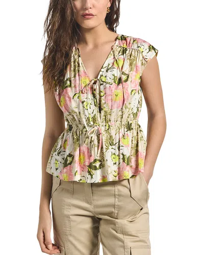 DEREK LAM 10 CROSBY CAROLINE DOUBLE TIE SLEEVELESS TOP