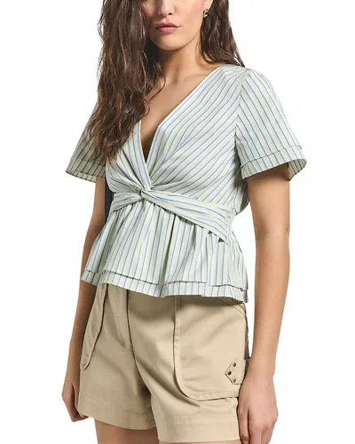 DEREK LAM 10 CROSBY CASPIEN TWIST FRONT TOP