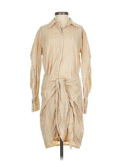 Pre-owned Derek Lam 10 Crosby Casual Dress In Brown