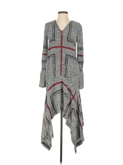 Pre-owned Derek Lam 10 Crosby Casual Dress In Gray