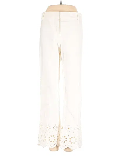 Pre-owned Derek Lam 10 Crosby Casual Pants In White