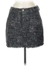 Derek Lam 10 Crosby Casual Skirt In Gray