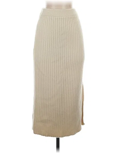 Pre-owned Derek Lam 10 Crosby Casual Skirt In White