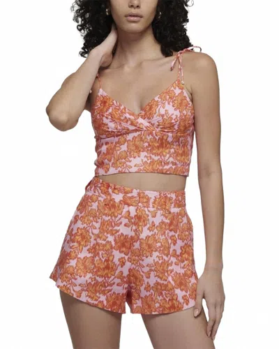 DEREK LAM 10 CROSBY CHAFIA CAMI TOP IN ORANGE/ROSE
