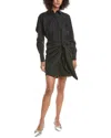 Derek Lam 10 Crosby Charlotte Shirtdress In Black