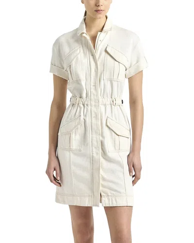 Derek Lam 10 Crosby Clotilde Linen-blend Dress In Multi