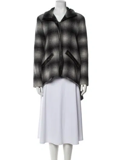 Pre-owned Derek Lam 10 Crosby Coat In Gray