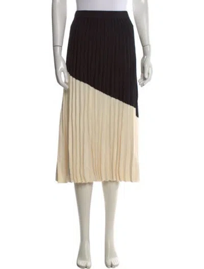 Pre-owned Derek Lam 10 Crosby Colorblock Pattern Midi Length Skirt