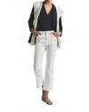 Derek Lam 10 Crosby Comfort Stretch Cropped Jean In Blanc De Blanc In White