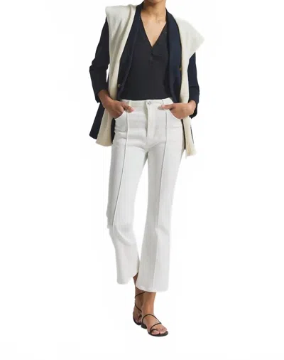 Derek Lam 10 Crosby Comfort Stretch Cropped Jean In Blanc De Blanc In White