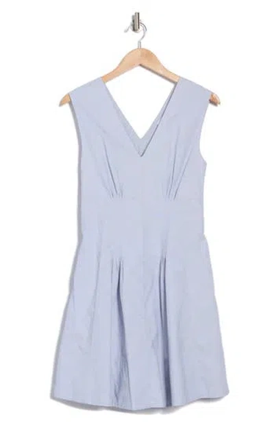 DEREK LAM 10 CROSBY DEREK LAM 10 CROSBY CONCHA SLEEVELESS COTTON FIT & FLARE DRESS