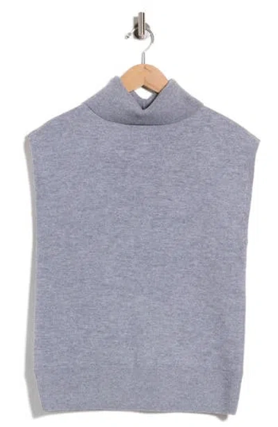 Derek Lam 10 Crosby Contro Turtleneck Sweater Vest In Gray