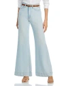 Derek Lam 10 Crosby Coralie Faded High-rise Wide-leg Jeans In Cooper Light