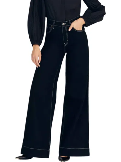 Derek Lam 10 Crosby Coralie High Rise Wide Leg Jeans In Wooster