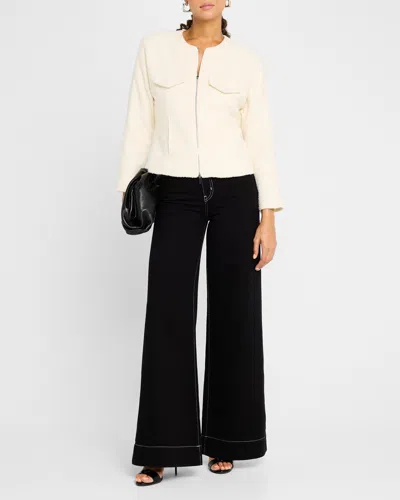 Derek Lam 10 Crosby Coralie High Rise Wide-leg Jeans In Wooster