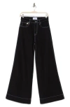 Derek Lam 10 Crosby Coralie High Waist Wide Leg Jeans In Wooster