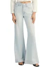 Derek Lam 10 Crosby Coralie Wide Leg Jeans In Cooper Light In Multi