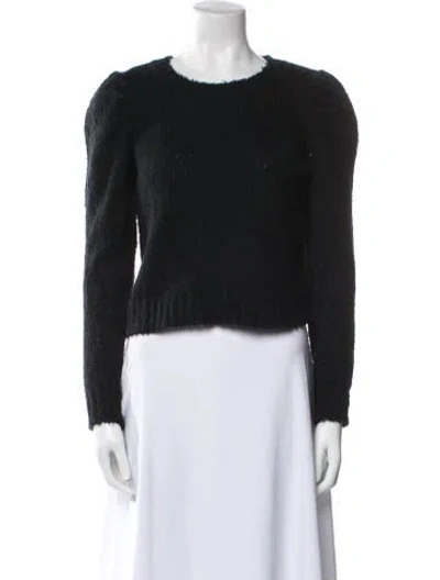 Pre-owned Derek Lam 10 Crosby Crew Neck Sweater In Black