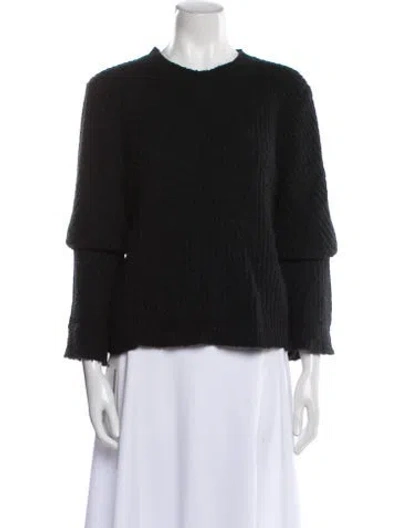 Pre-owned Derek Lam 10 Crosby Crew Neck Sweater In Blue
