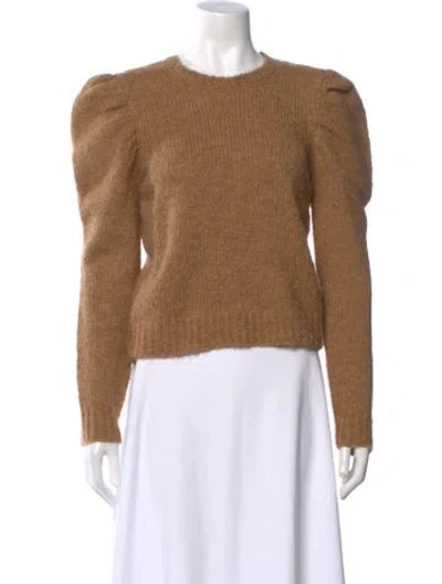 Pre-owned Derek Lam 10 Crosby Crew Neck Sweater In Brown