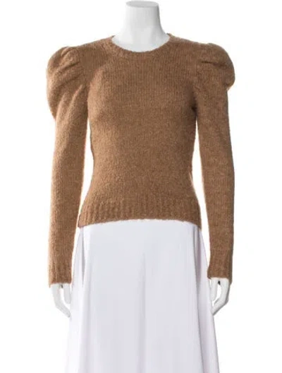 Pre-owned Derek Lam 10 Crosby Crew Neck Sweater In Brown