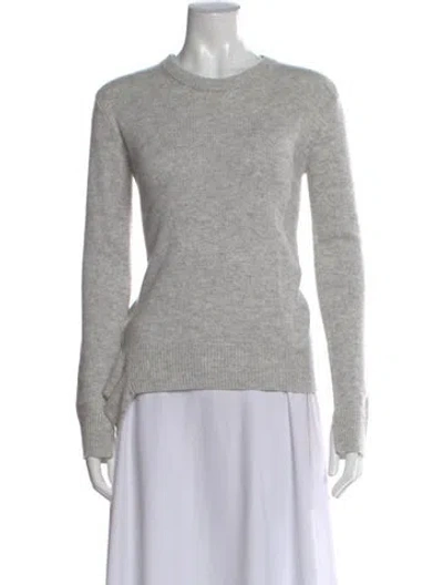 Pre-owned Derek Lam 10 Crosby Crew Neck Sweater In Gray