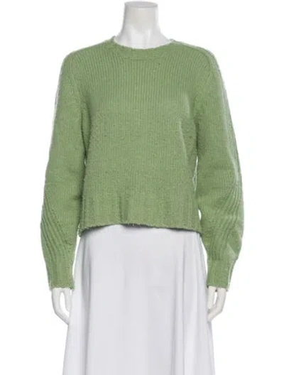 Pre-owned Derek Lam 10 Crosby Crew Neck Sweater In Green
