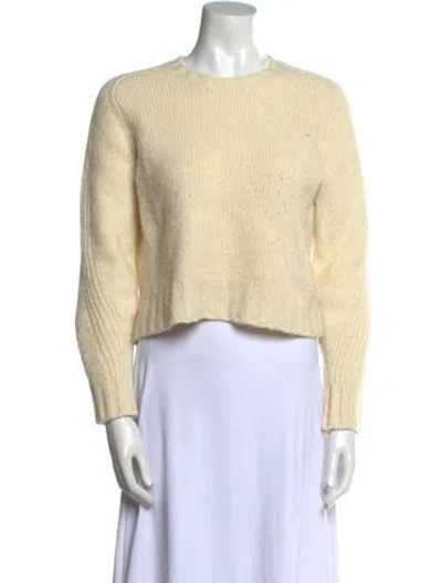 Pre-owned Derek Lam 10 Crosby Crew Neck Sweater In Neutral