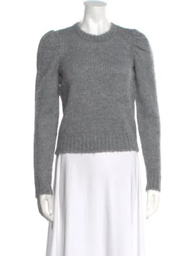 Pre-owned Derek Lam 10 Crosby Crew Neck Sweater W/ Tags In Gray