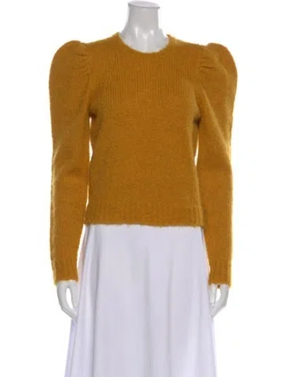 Pre-owned Derek Lam 10 Crosby Crew Neck Sweater In Yellow