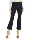 Derek Lam 10 Crosby Cropped High Waist Flared Pants In Black