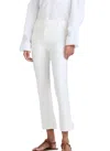 Derek Lam 10 Crosby Crosby Crop Flare Pants In White