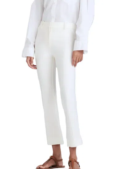 Derek Lam 10 Crosby Crosby Crop Flare Pants In Ivory