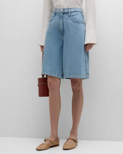 Derek Lam 10 Crosby Dana Wide-leg Shorts In Cooper