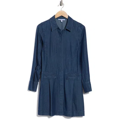 Derek Lam 10 Crosby Danielle Denim Shirtdress In Blue