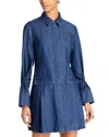 Derek Lam 10 Crosby Danielle Shirt Dress In Jaye