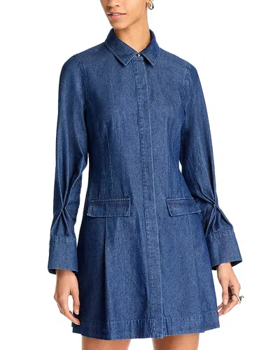 Derek Lam 10 Crosby Danielle Shirt Dress In Jaye