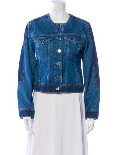 Pre-owned Derek Lam 10 Crosby Denim Jacket In Blue