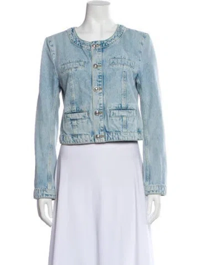 Pre-owned Derek Lam 10 Crosby Denim Jacket In Blue