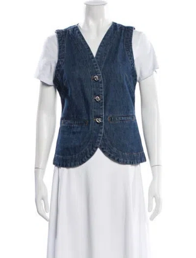 Pre-owned Derek Lam 10 Crosby Denim Jacket In Blue