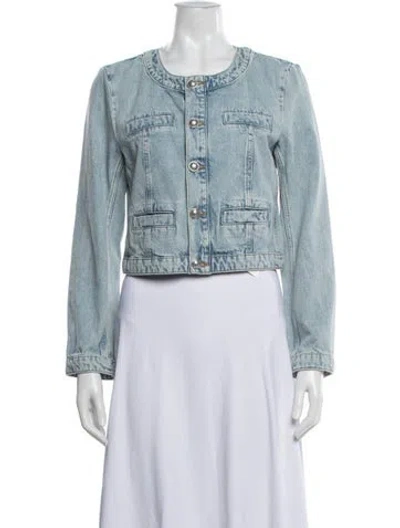 Pre-owned Derek Lam 10 Crosby Denim Jacket In Blue