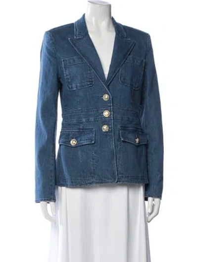 Pre-owned Derek Lam 10 Crosby Denim Jacket In Blue