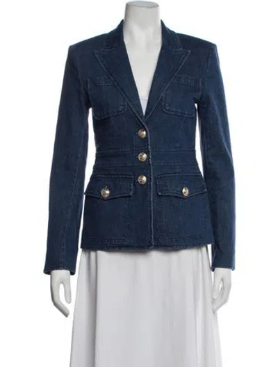 Pre-owned Derek Lam 10 Crosby Denim Jacket In Blue