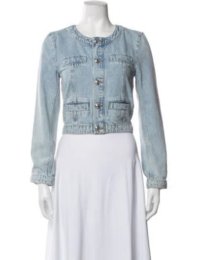 Pre-owned Derek Lam 10 Crosby Denim Jacket In Blue
