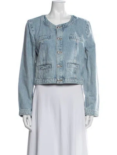Pre-owned Derek Lam 10 Crosby Denim Jacket In Blue